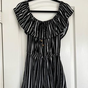 Black Summer Romper